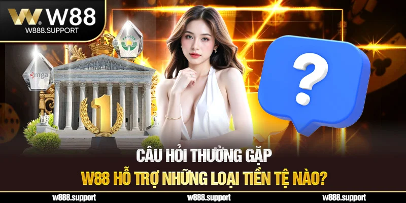 Câu hỏi thường gặp - W88 hỗ trợ những loại tiền tệ nào?
