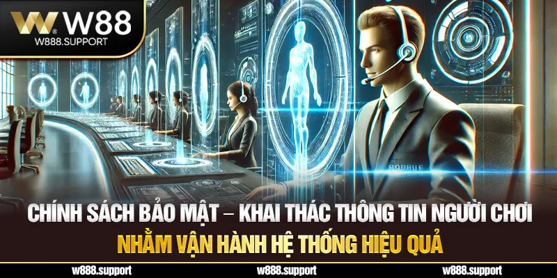 Chính sách bảo mật - Khai thác thông tin người chơi nhằm vận hành hệ thống hiệu quả